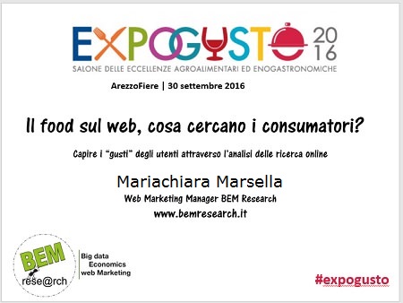 seminario web e food BEM Research